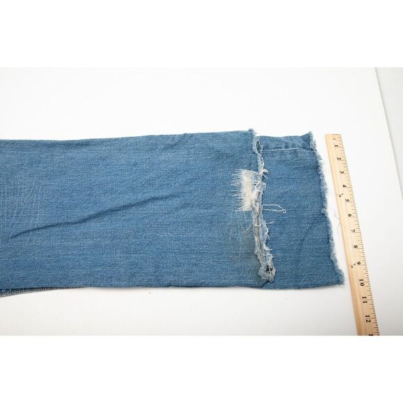 X-Ray Black Label Jeans Mens 36 x 31 Blue Distressed Medium Wash - Picture 10 of 12